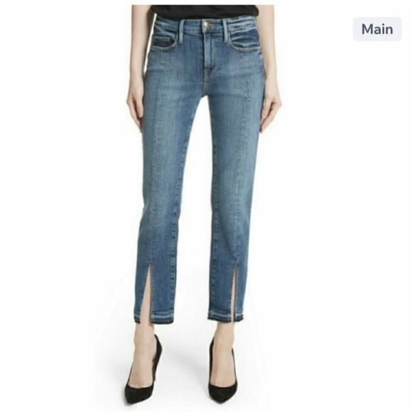 #232 FRAME LE HIGH Split Ankle Jeans